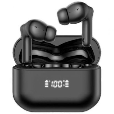 Auriculares Bluetooth Daewoo DW2022 con estuche de carga y Autonomía de 5 horas - Negros