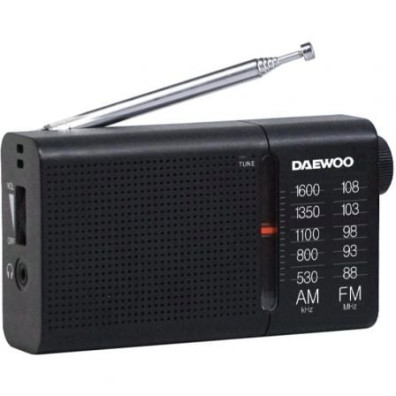 Radio Portátil Daewoo DW1119 - Compra online en Electrónica - Negra