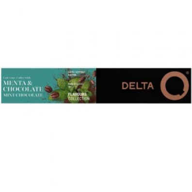 Cápsula Delta Menta y Chocolate para cafeteras Delta - Caja de 10