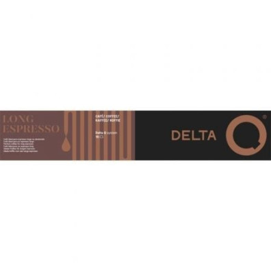 Cápsula Delta Q-Long Espresso para cafeteras Delta