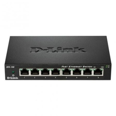 Switch D-Link DES-108 8 Puertos/ RJ-45 10