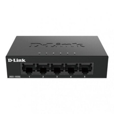 D-LINK SWITCH 5 PUERTOS 10/100/1Gbit METALICO - 1000