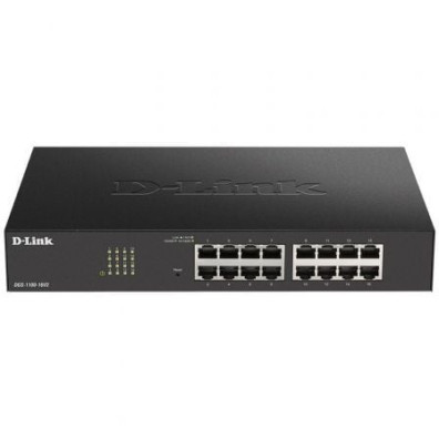 D-LINK SWITCH 16 PUERTOS 10/100/1Gbit EASYSMART - 1000