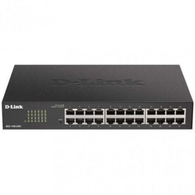 D-LINK SWITCH 24 PUERTOS 10/100/1Gbit EASYSMART - 1000