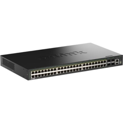 Switch Gestionable D-Link DGS-1530-52P/E - 48 Puertos RJ-45 10/100/1000/SFP
