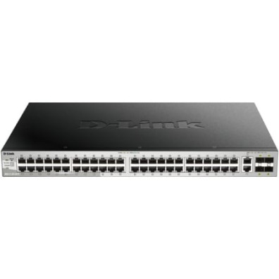 Switch Gestionable D-Link DGS-3130-54TS/E - 50 Puertos RJ-45 10Gbps SFP