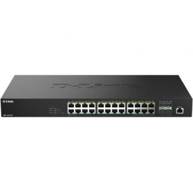 Switch D-Link 28 Puertos DMS-1250-28P/E Gigabit RJ-45 PoE 10/100/1000