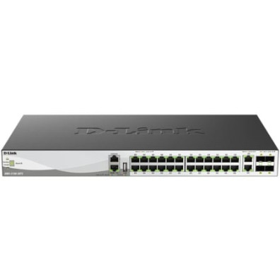 Switch D-Link DMS-3130-30TS Gigabit 10Gbps PoE con 26 Puertos RJ-45