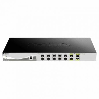 Switch Gestionable D-Link DXS-1210-12SC - 10 Puertos SFP+/ 10G Ethernet 10/100/1000