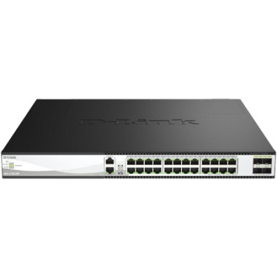 Switch Gestionable D-Link DXS-3130-28P/E | 24 Puertos RJ-45 10/100/1000 SFP