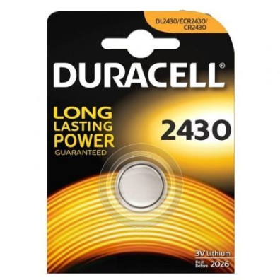 Pila de botón Duracell CR2430