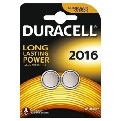 Pilas de Botón Duracell Pack de 2 DL2016B2