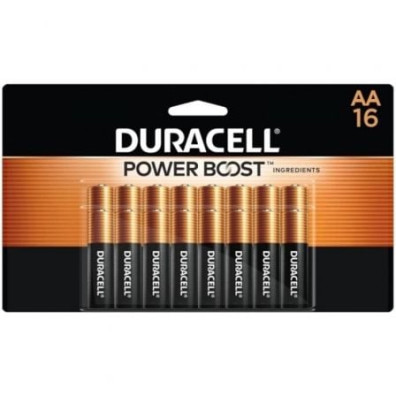 16 Pilas AA Duracell Plus Power Boost - 1.5V (Pack de 16)