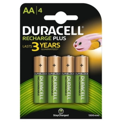 Pack de Pilas AA Duracell HR6-B/1.2V - 4 Unidades