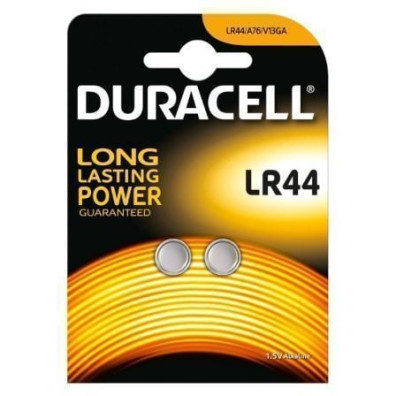 Pilas de Botón Duracell LR44/1.5V Pack 2