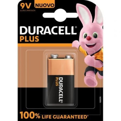 Pila Duracell Plus MN1604 de 9V