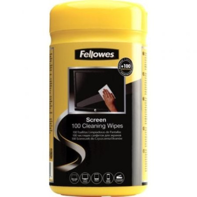 Dispensador de Toallitas Fellowes 100 - Limpieza de Pantallas