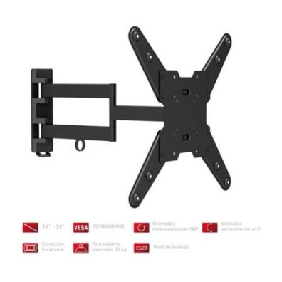 Soporte de Pared Orientable/ Inclinable Fonestar STV-683N para TV de 23-55" - hasta 35kg