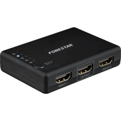 Conmutador HDMI Fonestar FO-22SW51 - Conectividad