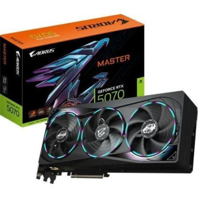 Tarjeta Gráfica Gigabyte AORUS GeForce RTX 5070 Master - 12GB GDDR7