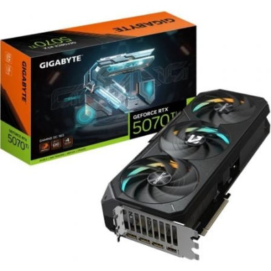 Tarjeta Gráfica Gigabyte GeForce RTX 5070Ti Gaming OC 16G