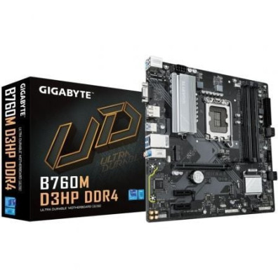 PB GIGABYTE B760M D3HP DDR4 M-ATX Skt 1700 4xDDR4 3200MHz DP HDMI VGA LAN 2xM.2 1xUSB-C - Micro ATX