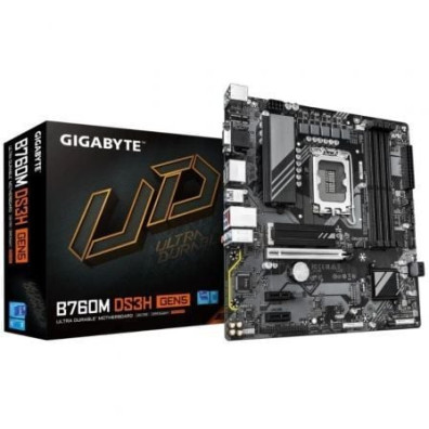 PB GIGABYTE B760M DS3H GEN5 M-ATX Skt LGA1700 4xDDR5 5600MHz DP HDMI VGA LAN M.2 - Micro ATX