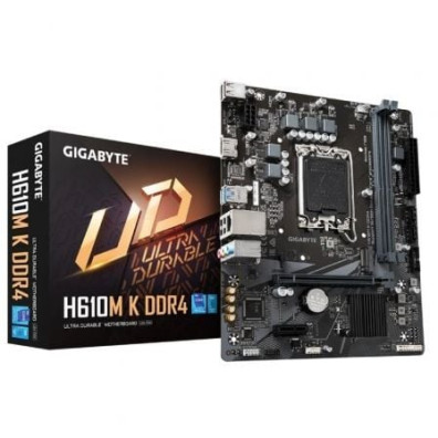 Gigabyte H610M K DDR4 1.0 LGA 1700 micro ATX Gigabit Ethernet - Micro ATX