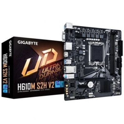 PB GIGABYTE H610M S2H V2 M-ATX Skt LGA1700 2xDDR5 5600MHz DP HDMI VGA LAN M.2 - Micro ATX