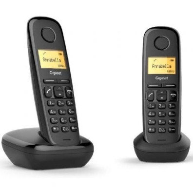 Gigaset A270 Duo Teléfono DECT/analógico Negro - Teléfono - Negro