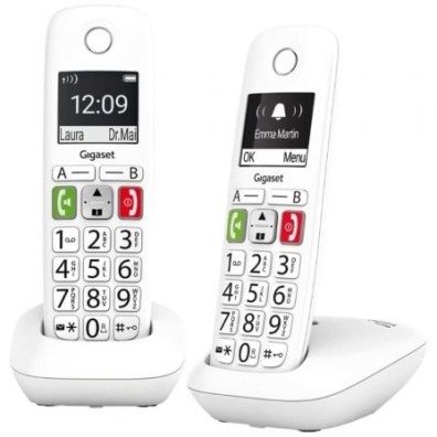 Teléfono Inalámbrico Gigaset E290/ Pack DUO - Blanco