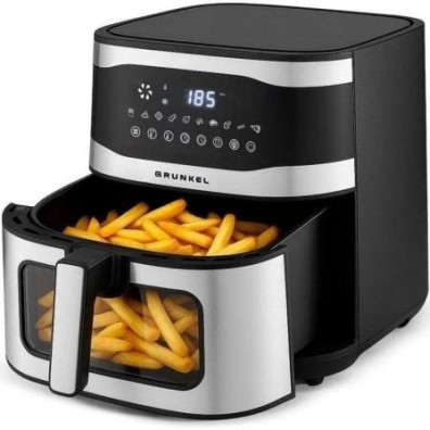 Freidora por Aire Airfryer / Sin Aceite Grunkel Maxisteelfryer/ 2200W - Capacidad 9L