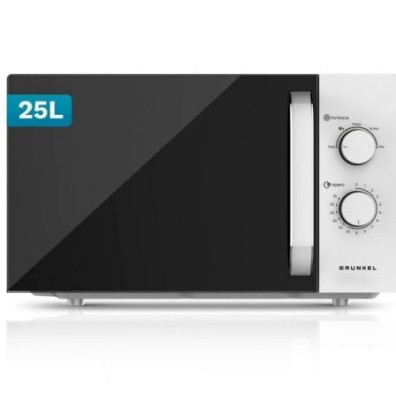 Microondas Grunkel MW-25EASY, 850W, Capacidad 25L - Blanco