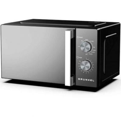 Microondas Grunkel MWG-20ESPEJO 800W Capacidad 20L Función Grill - Negro