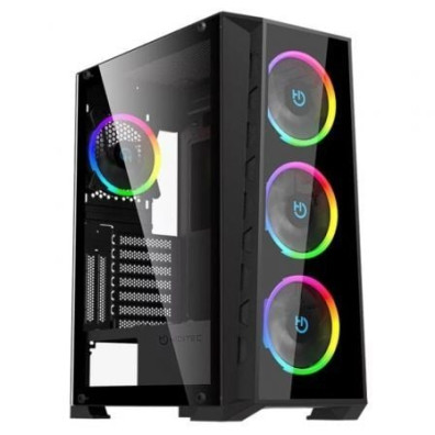 Caja Gaming Hiditec MH12 GLASS Semitorre