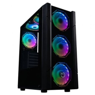 Caja Gaming Semitorre Hiditec V30 con Iluminación ARGB