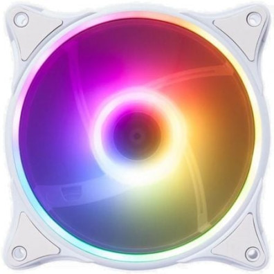 Ventilador Hiditec N18 ARGB/ 12cm - Blanco