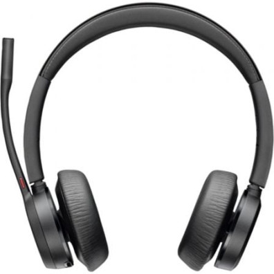 Auriculares Inalámbricos Poly Voyager 4320 para Microsoft Teams + Adaptador BT700/ con Micrófono/ Bluetooth - Negros