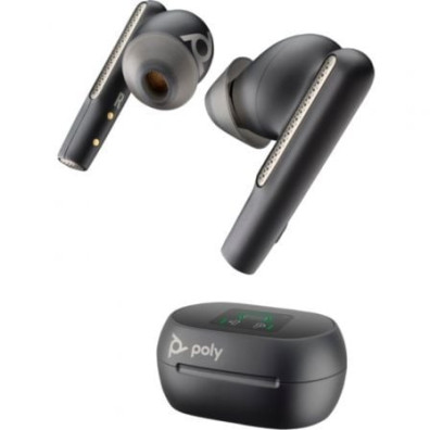 Auriculares Bluetooth Poly Voyager Free 60+ UC M con estuche de carga y Adaptador BT700 - Autonomía 10 horas