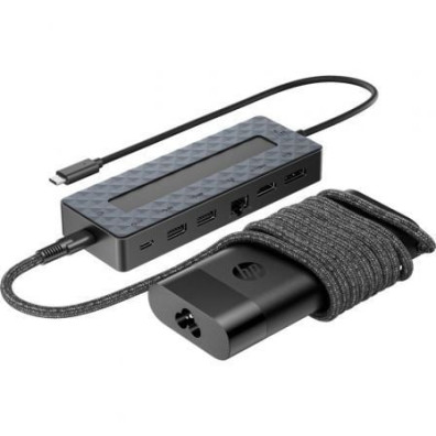 Pack Docking USB Tipo-C y Cargador Universal para Portátil HP