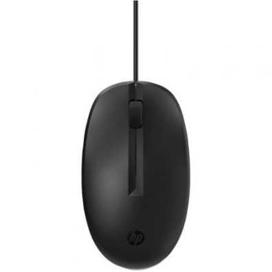 Ratón HP 125/ Hasta 1200 DPI - Negro