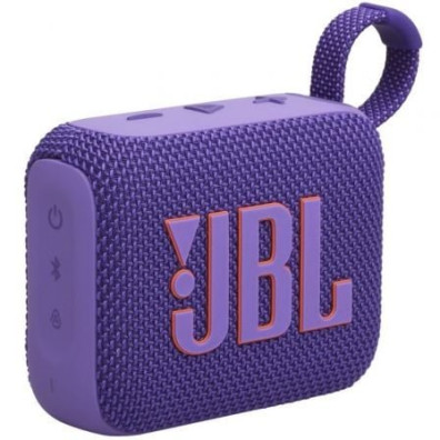 Altavoz con Bluetooth JBL GO 4/ 4.2W/ 1.0 - Púrpura