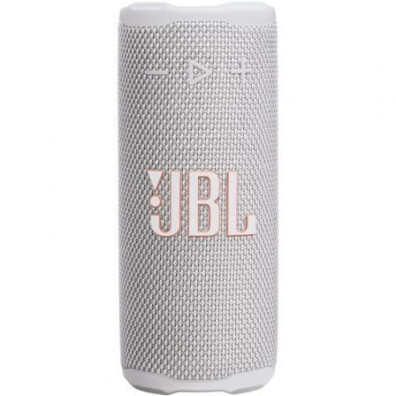 JBL Grip tragbarer Bluetooth-Lautsprecher weiß IP68 Auracast Ambient Light - Blanco