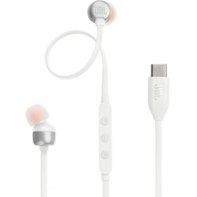 Auriculares Intrauditivos JBL Tune 310C/ con Micrófono - Blancos
