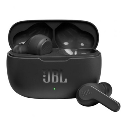 Auriculares Bluetooth JBL Wave 200TWS con estuche de carga/ Autonomía 5h - Negros