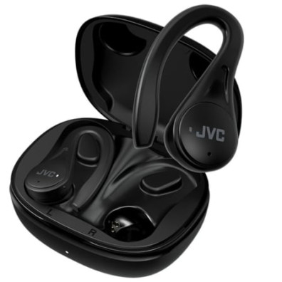 Auriculares Bluetooth JVC HA-EC25T con estuche de carga/ Autonomía 7.5h - Negros