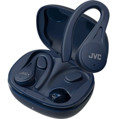 Auriculares Bluetooth JVC HA-EC25T con estuche de carga/ Autonomía 7.5h - Azules