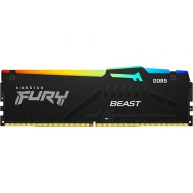 Memoria RAM Kingston FURY Beast RGB DDR5 16GB 5600MHz CL40