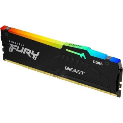 Memoria RAM Kingston FURY Beast RGB 16GB DDR5 6400MHz 1.4V CL32