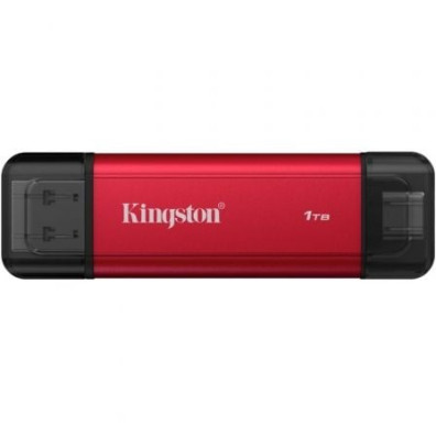 Disco Duro Externo SSD Kingston 1TB Dual Portable - USB Tipo-C y USB 3.2
